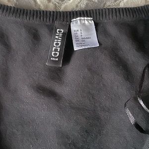 H & M Divided Black Cardigan Size:S; Pet & Smoke Free Home